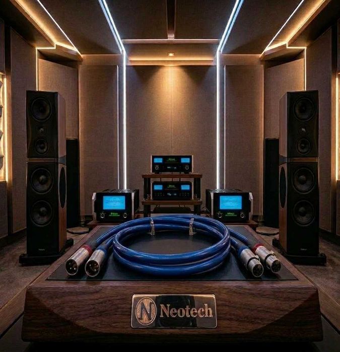 Oryginalny Kabel / Interkonekt zbalansowany Hi-Fi XLR Neotech NEI-3001G G-UPOCC 1mb /para