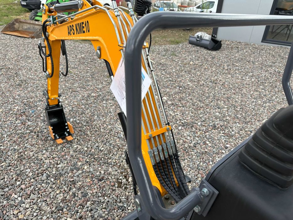 Minikoparka APS KME 10 Długie ramię Łyżka 40 cm. NOWA