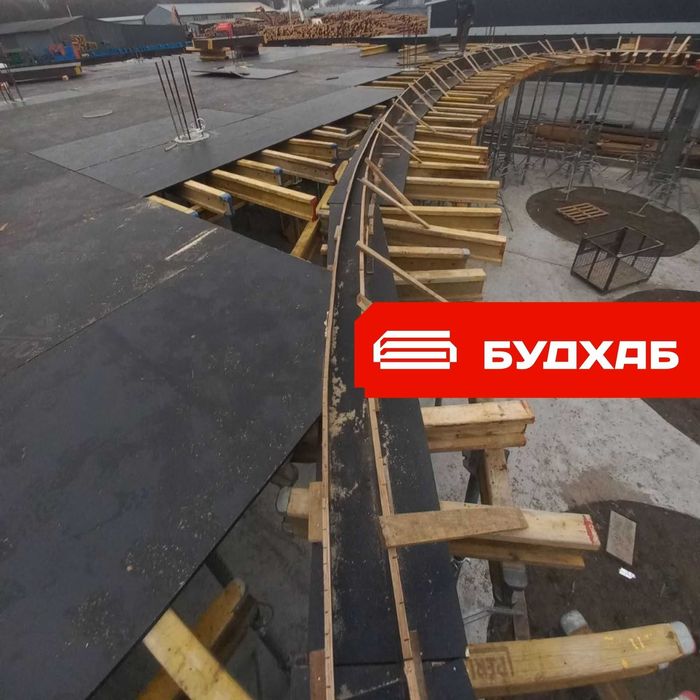 Опалубка для перекриття. Фанера, балки, стойки опалубки, триноги