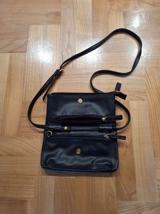 Torebka czarna Kenneth Cole Reaction,