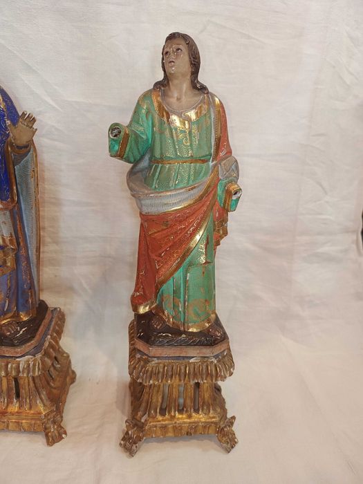 Imagens Nossa Senhora e São João Evangelista