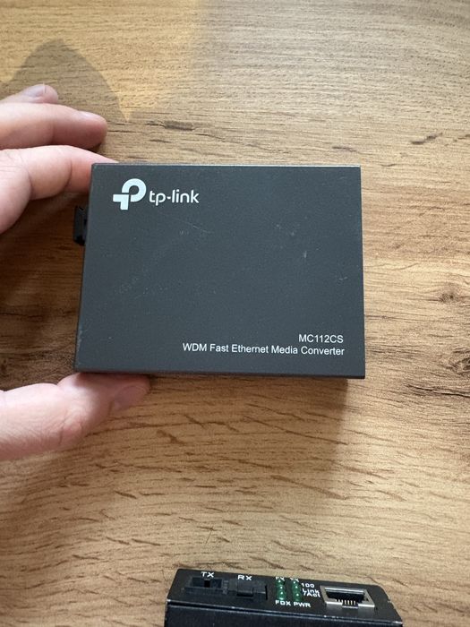 Медіаконвертер TP-Link MC112CS (SC → RJ45, WDM, 10/100Mbps)
