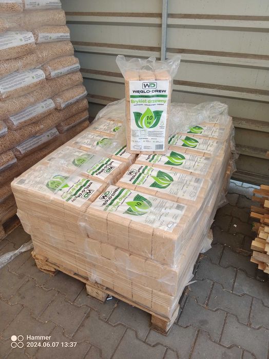 Brykiet Drzewny Sosnowy Opałowy RUF Kostka