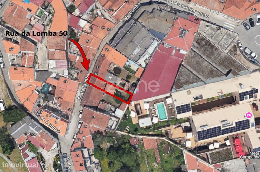 Moradia T2 em lote com 95 m2 de terreno, centro do Porto