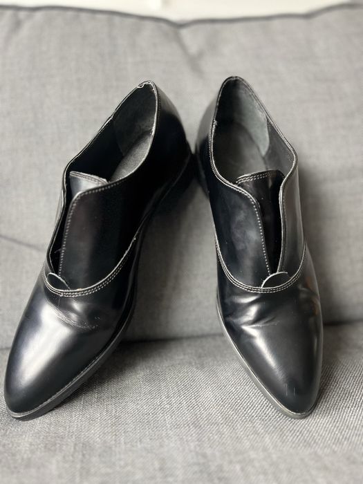Eleganckie skórzane półbuty damskie