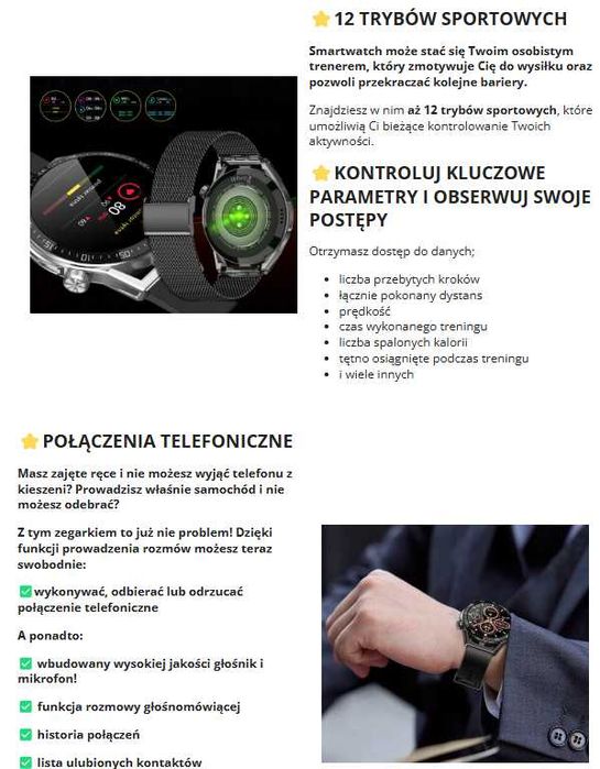 Smartwatch Rubicon rnce88 plus szkło hartowane.