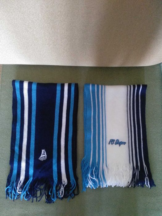 Матчевый клубный/командный шарф/роза. ФК Днепр Днепропетровск Украина