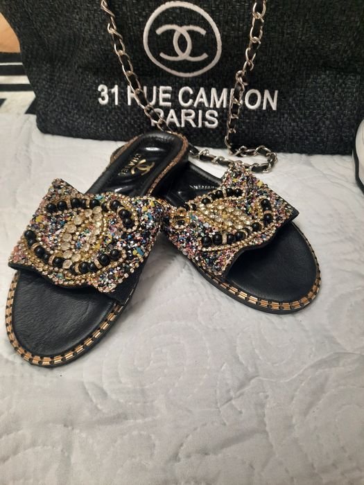 Torba.buty .klapki wzorowane na  chanel rozm 38 mozna osobno