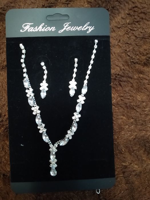 Шикарные украшения для невесты, диадема, серьги, колье