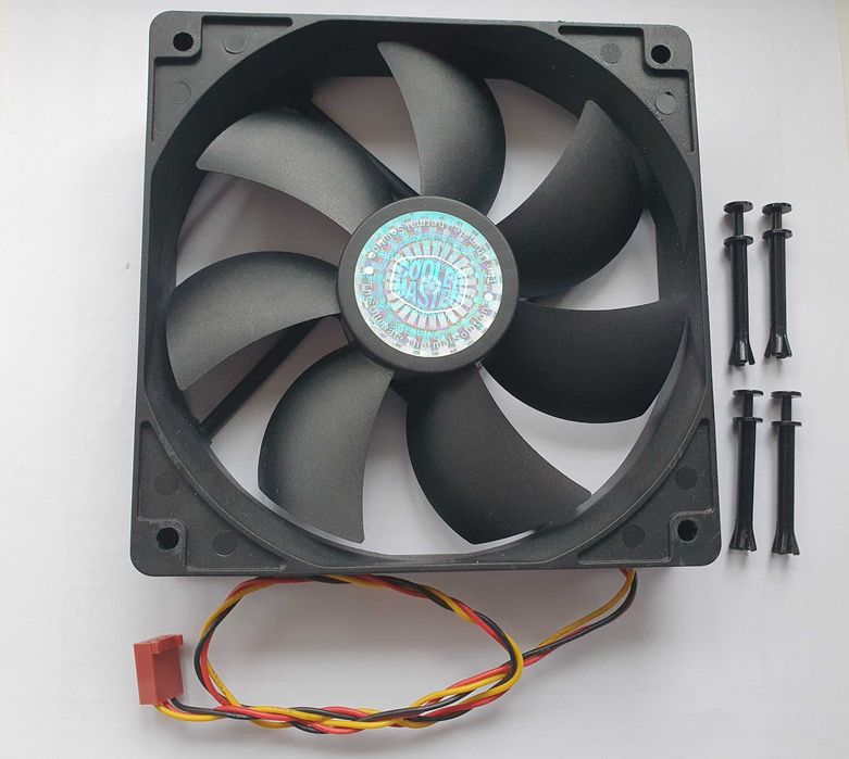 Вентилятор Cooler Master 120мм + антивібраційні кріплення