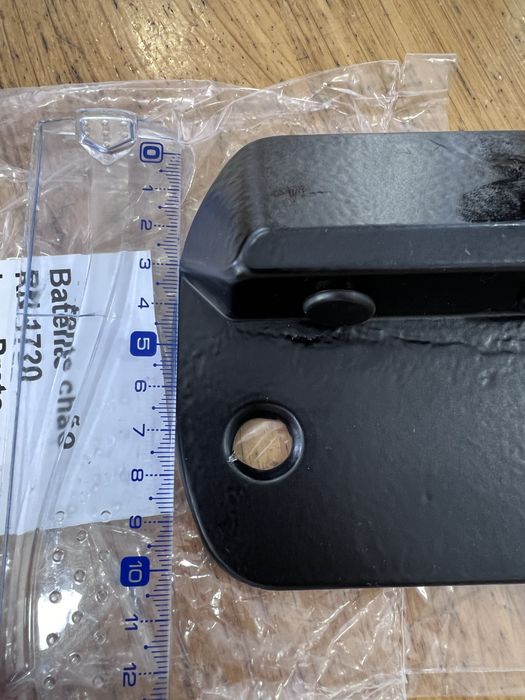 Batente chão lacado preto - NOVO