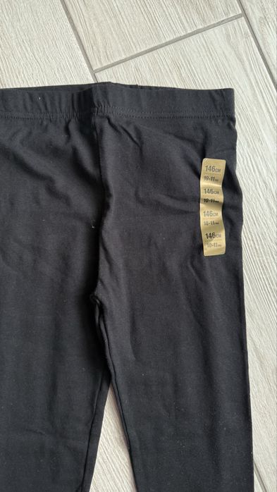 Чорні лосини для дівчинки 146