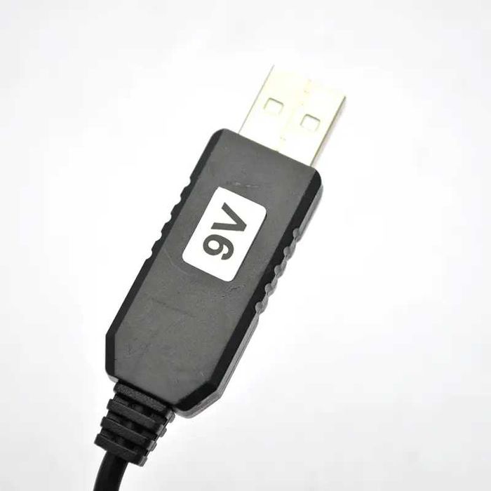 Кабель перехідник підключення роутера ві павербанка USB to DC 5V to 9V