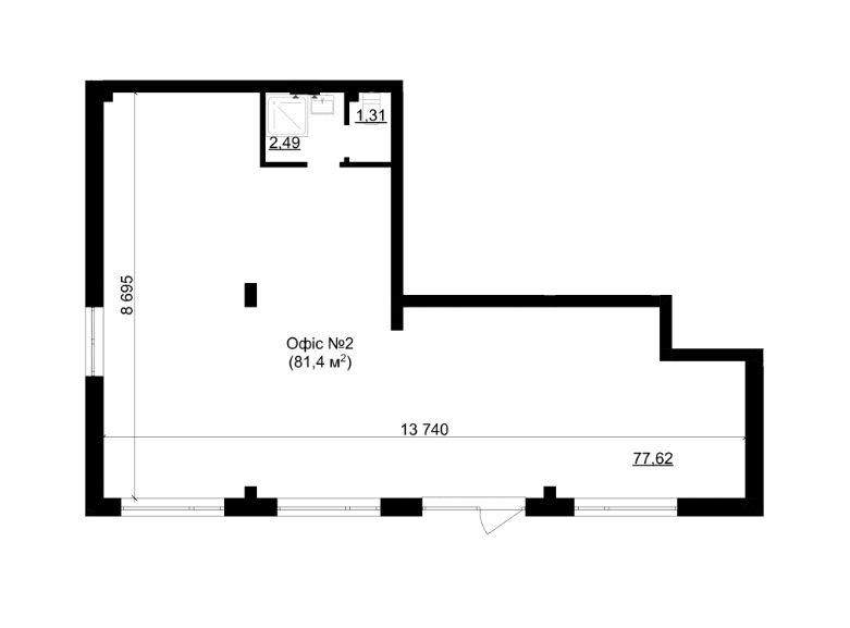 Комерційне приміщення у зданому будинку ЖК «Грінвуд-4», Брюховичі