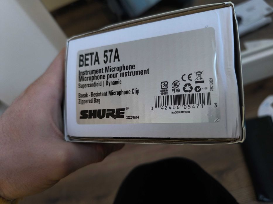 Shure beta 57A мікрофон