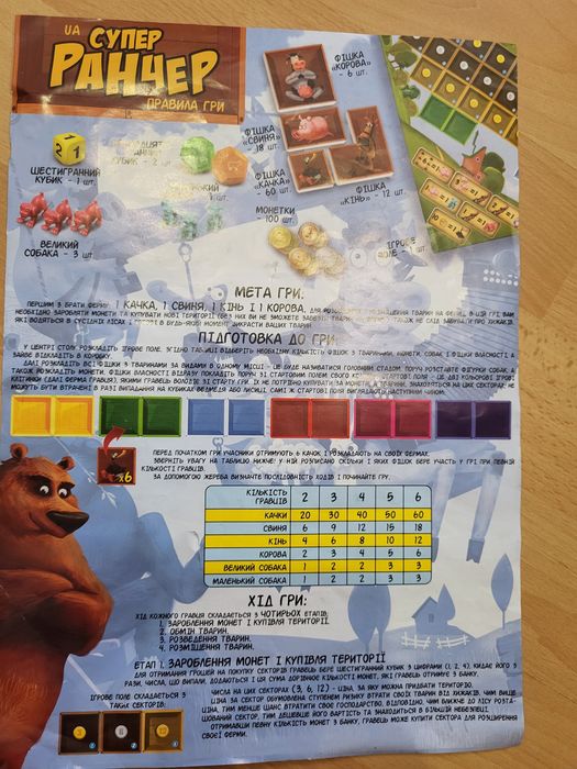 Настільна гра "Супер ранчер"