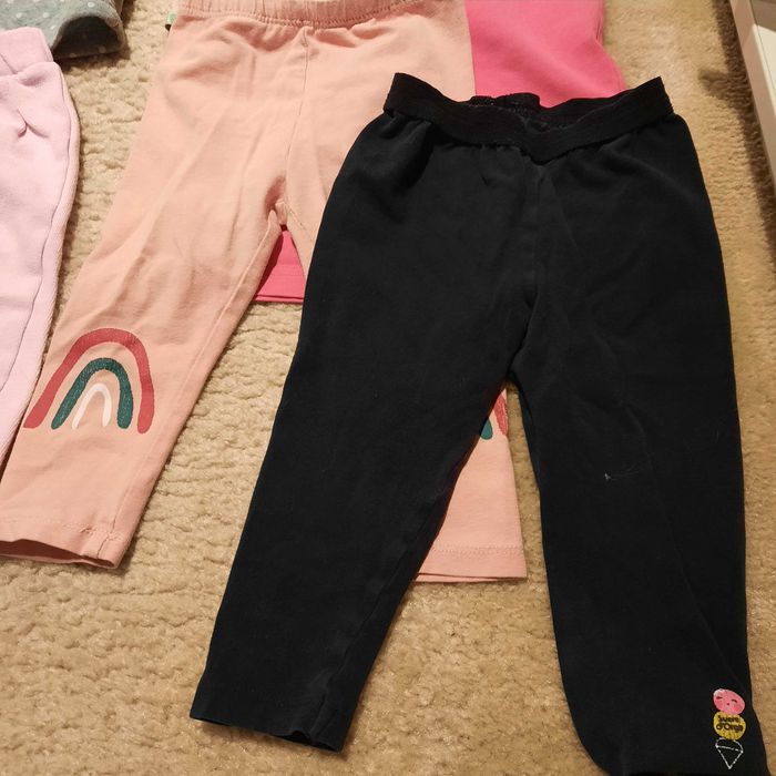 Spodenki legginsy dresy bluza dla dziewczynki rozm 80, 86