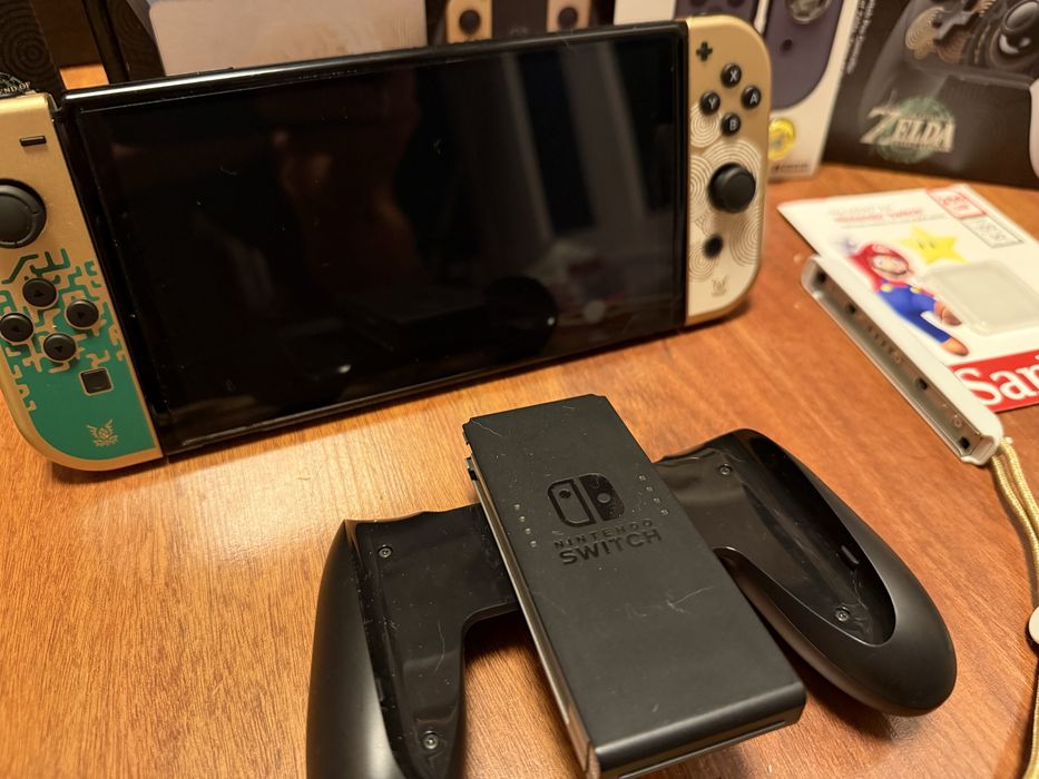 Nintendo SWITCH OLED The Legend of Zelda TOK Edition MEGA zestaw IGŁA