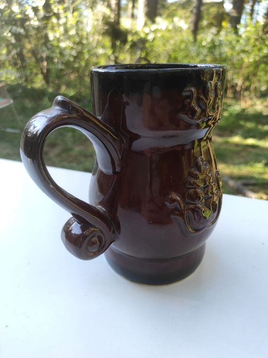 Ceramiczny Kufel pamiątka czasów PRL-U