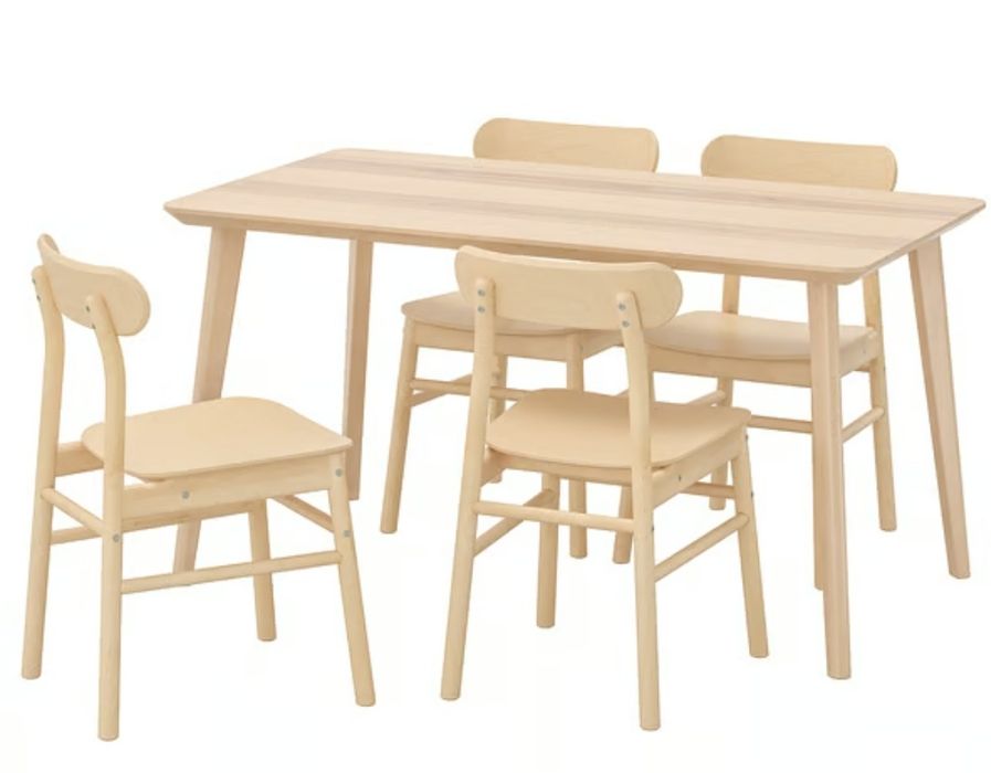 Mesa + 4 Cadeiras Lisabo (IKEA)