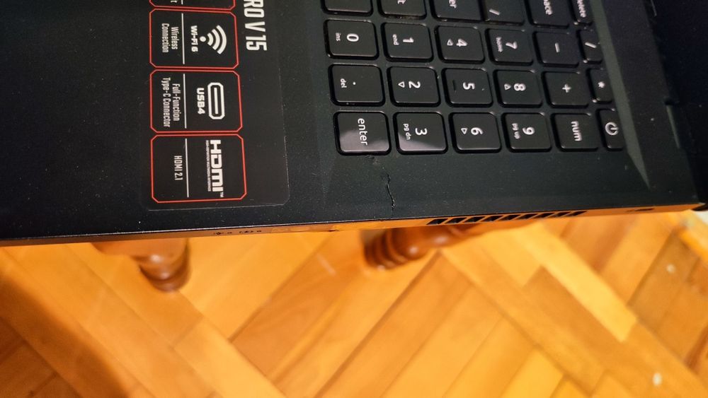 Ноутбук Acer nitro v15 anv15-41 4050 ddr5