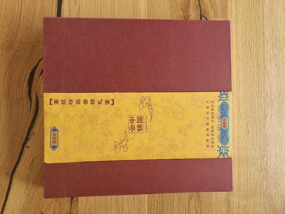 Handmade krawat i szal jedwabny, ręcznie robiony Yun Brocade Chiny