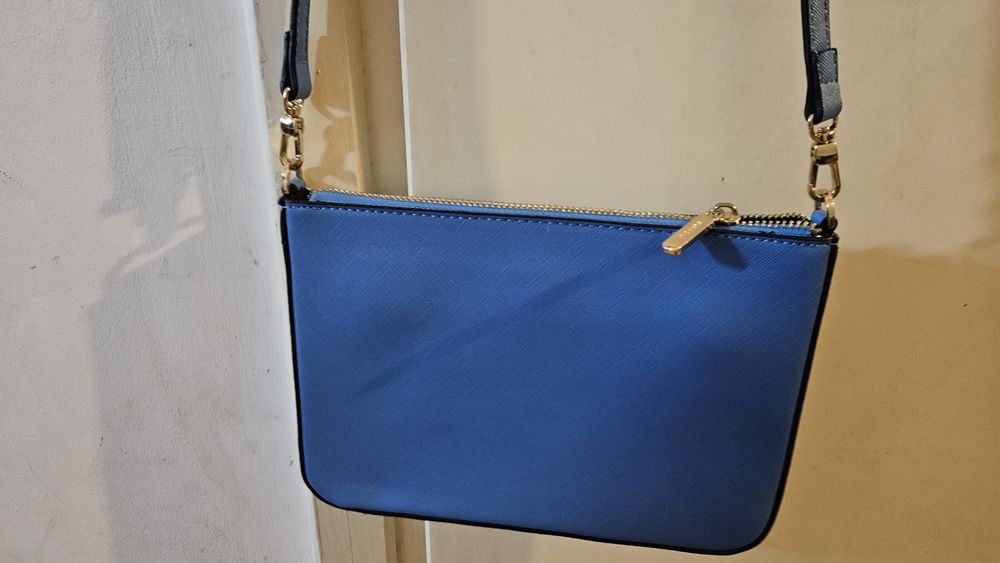 Torebka listonoszka niebieska