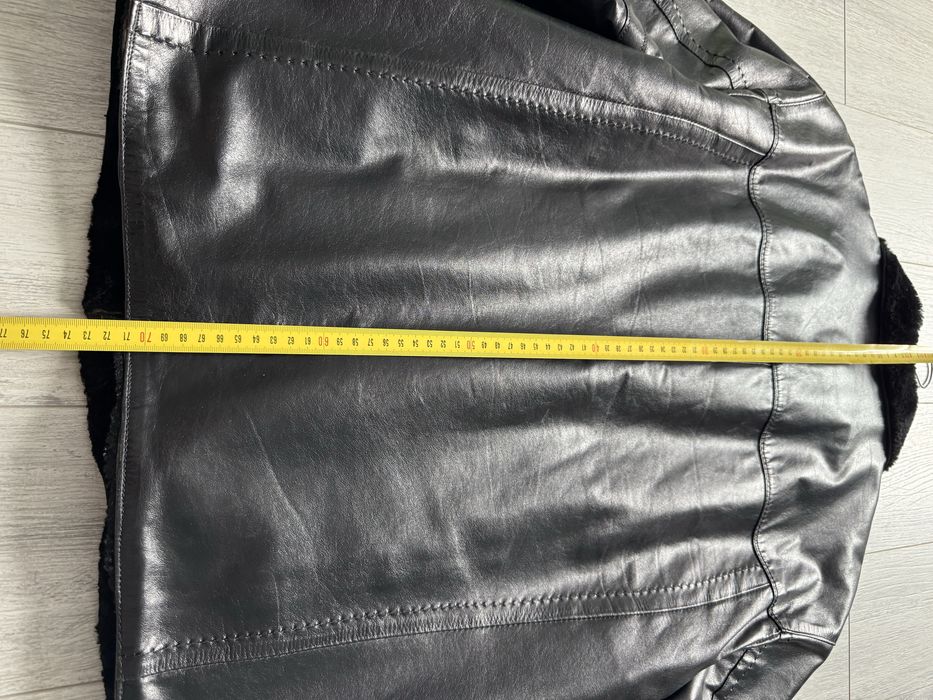 Стильная кожаная Дублёнка