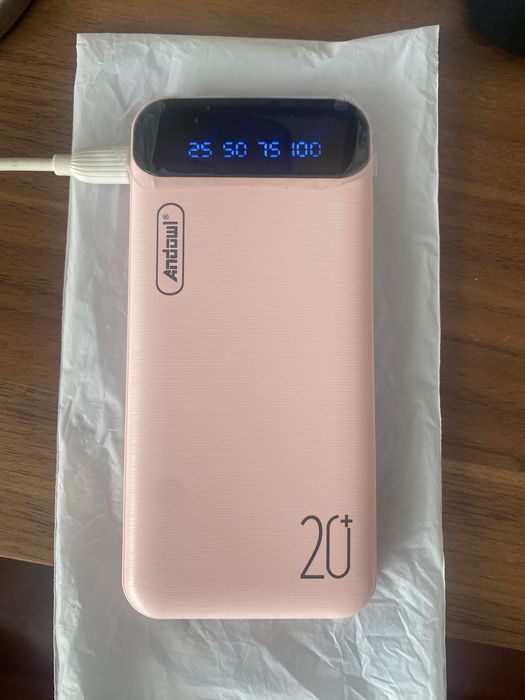 Power Bank 20 000 mAh novo
