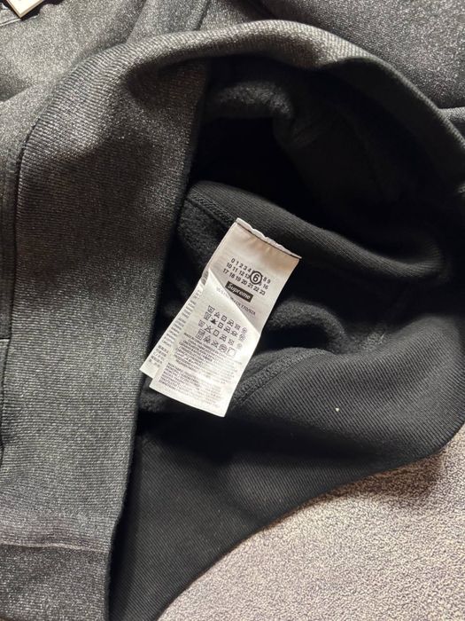 Худі Supreme x MM6 Maison Margiela foil box logo