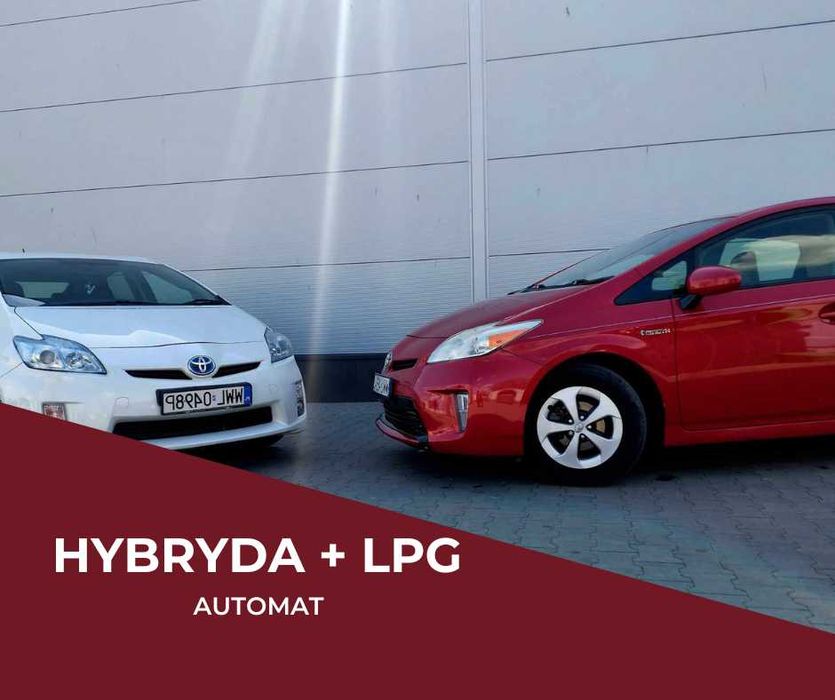 Wynajem samochodu automat Toyota Hybryda LPG
