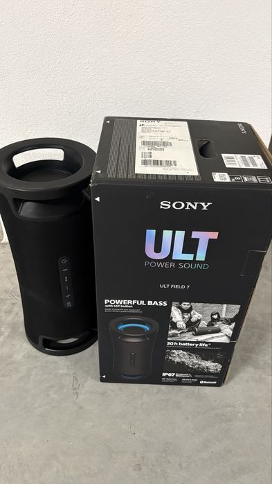 Coluna Bluetooth SONY ULT Field 7 SRS-ULT70B (Autonomia: Até 30 h - Preto)