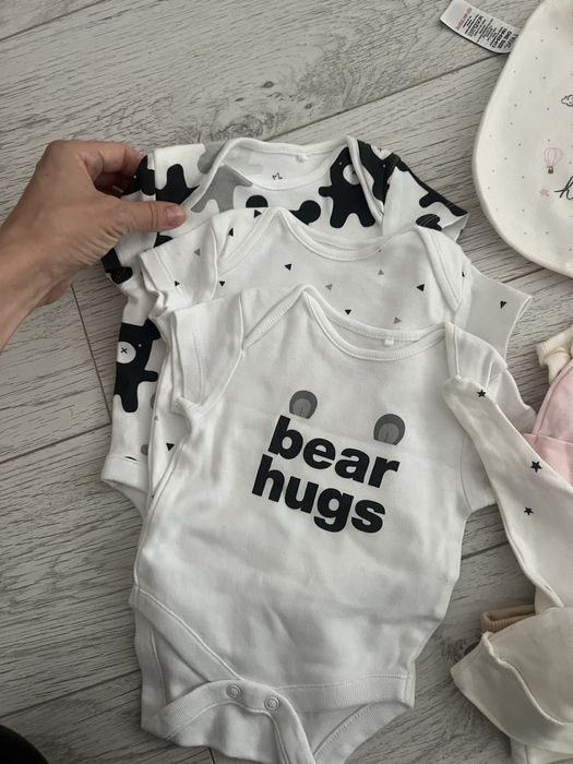 Пакет речей для немовляти дівчинки 56 см next hm cool club