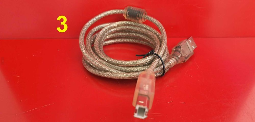 Кабель USB 2.0 AM/BM 3 и 1,8 метра новый экранированный