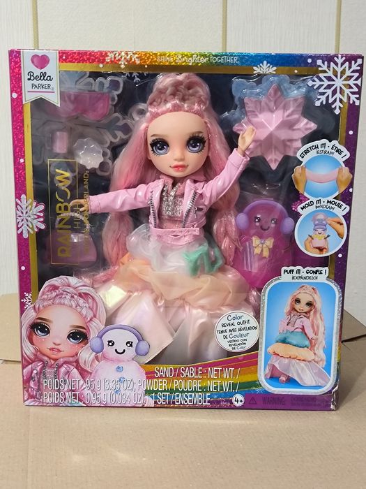 Rainbow High Winter Bella Лялька Рейнбоу Хай Зимова серія Белла рожева