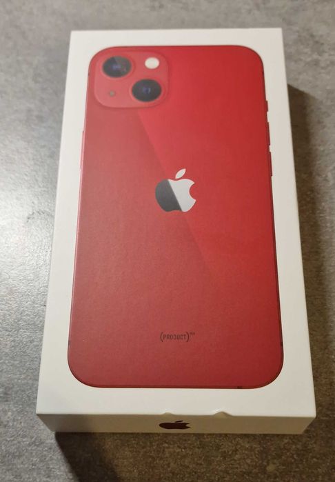 iPhone 13 czerwony, 128GB, stan idealny, kompletny zestaw,