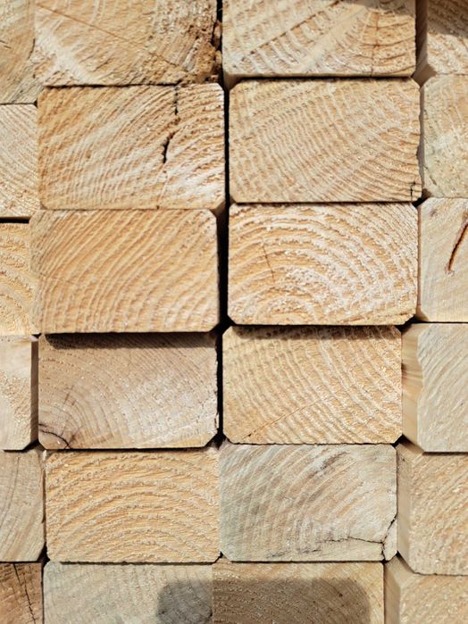 Łata sucha strugana kantówka legar