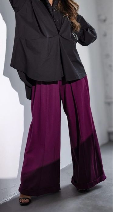 Miss city official spodnie palazzo dzwony wysoki stan nowa kolekcja