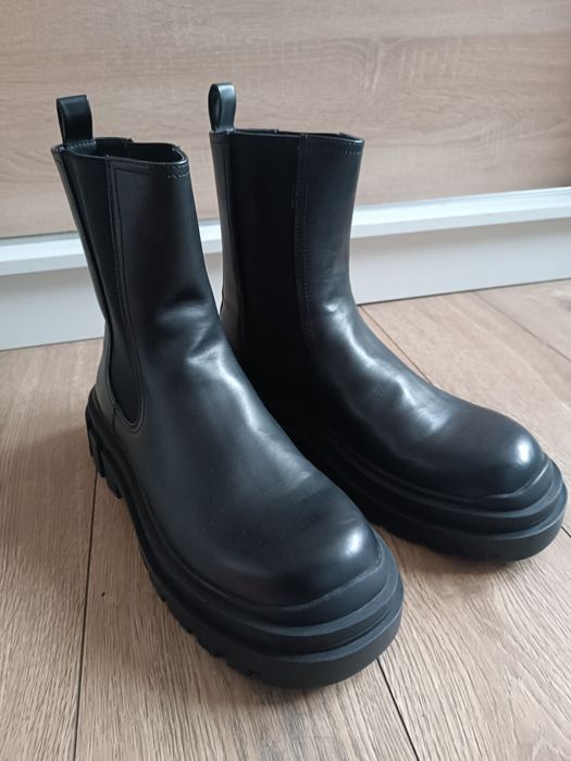 Czarne botki bershka rozmiar 45