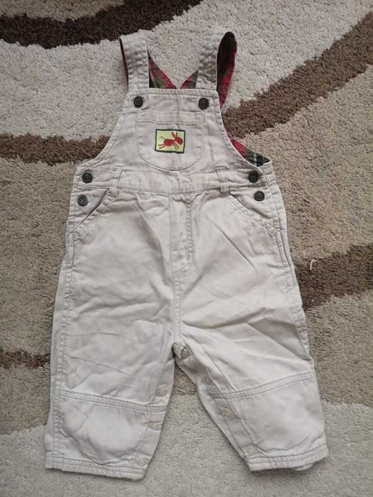 Spodnie ogrodniczki niemowlęce MotherCare rozmiar 68/74