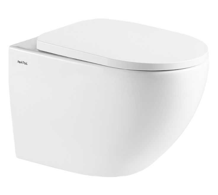 Унітаз підвісний AquA PooL Origin Round M Vortex Ultra Clean 88OR520T03 із сидінням Soft Close