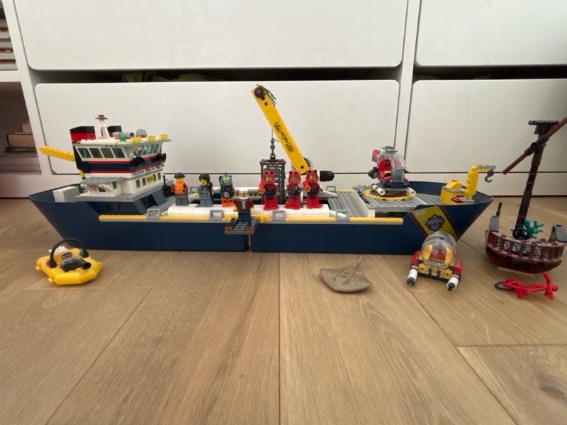 Lego statek badawczy oceanu 602266