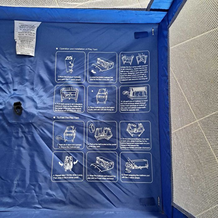 Łóżeczko turystyczne / kojec – nowe, w oryginalnym opakowaniu