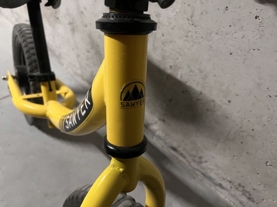 Sawyer Bikes - Bicicleta Sem Pedais Ultraleve Amarela