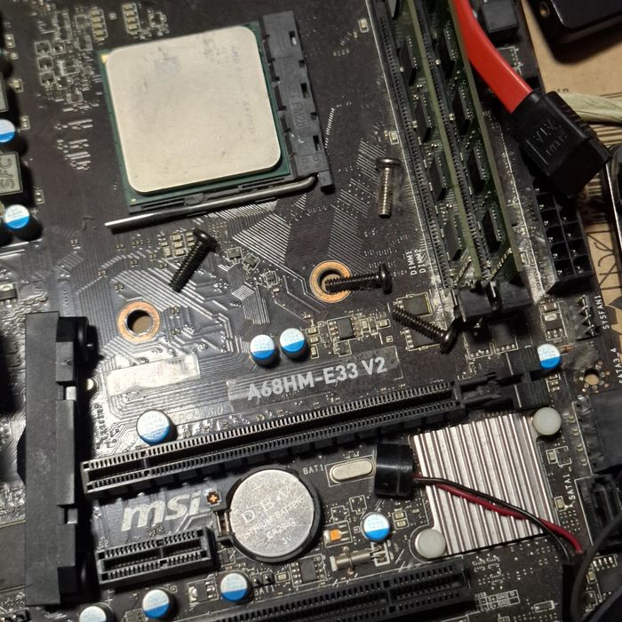 комплект материнская плата + ссд + процессор кулер