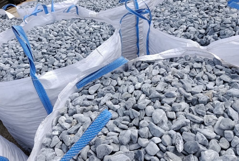 Otoczak Thassos grecki śnieżnobiały, grys Thassos, otoczak silver