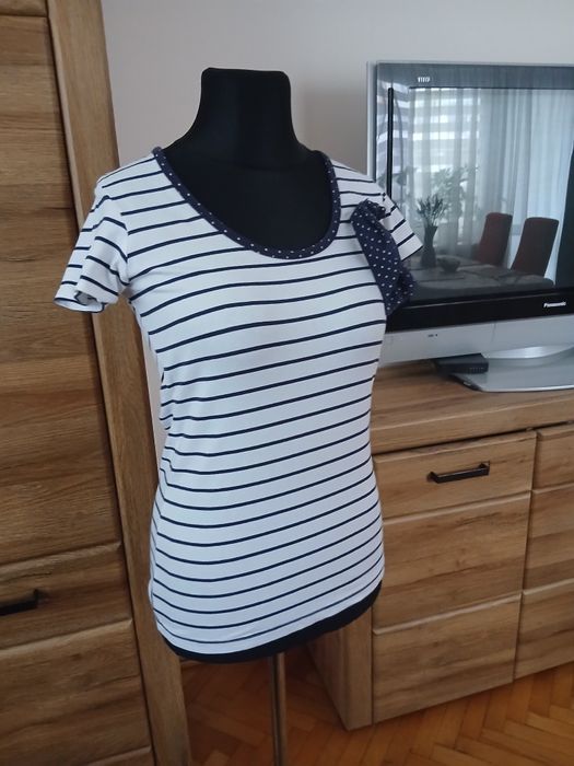 Bluzka  w paski  bawelniana Esmara  40/42