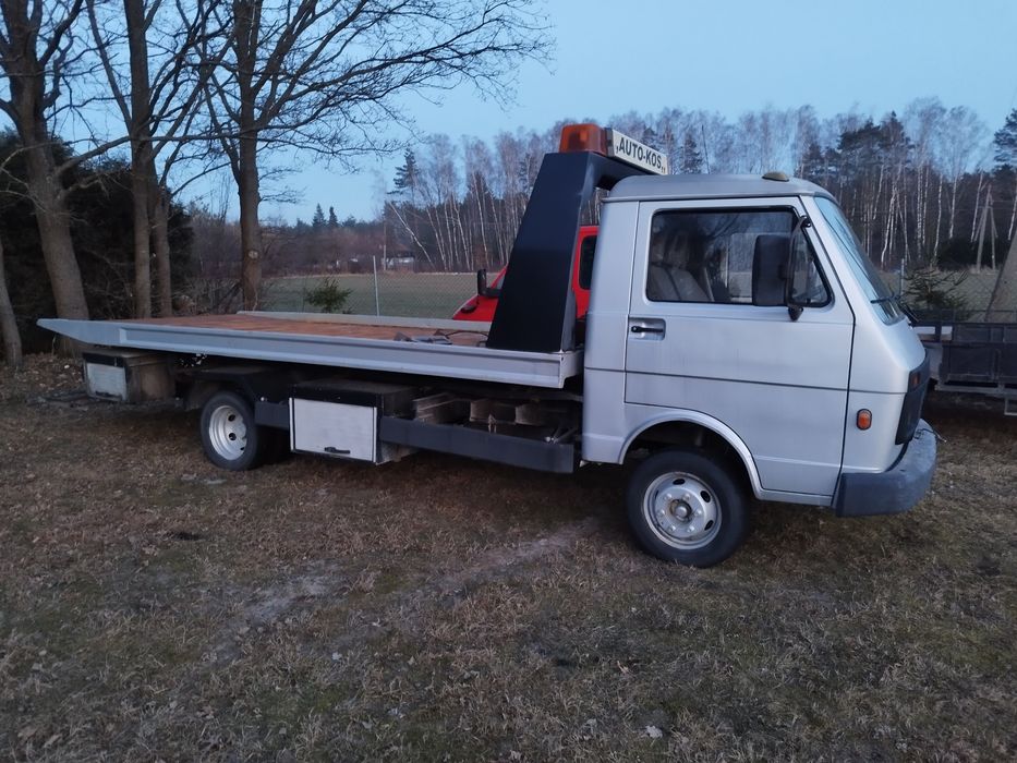 Volkswagen LT 55 laweta 2.4td zabudowa hydrauliczna płyta 5m + okular
