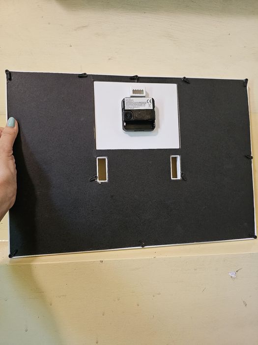 Zegar na baterię z ramkami na zdjecie