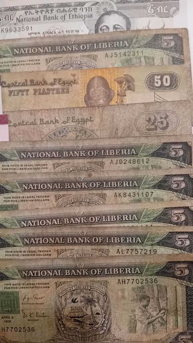 Sprzedam banknoty z Afryki